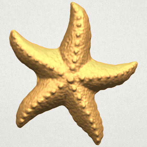 春のコレクション 👽 Starfish 03・Free 3D File for ・Cults リング(指輪)